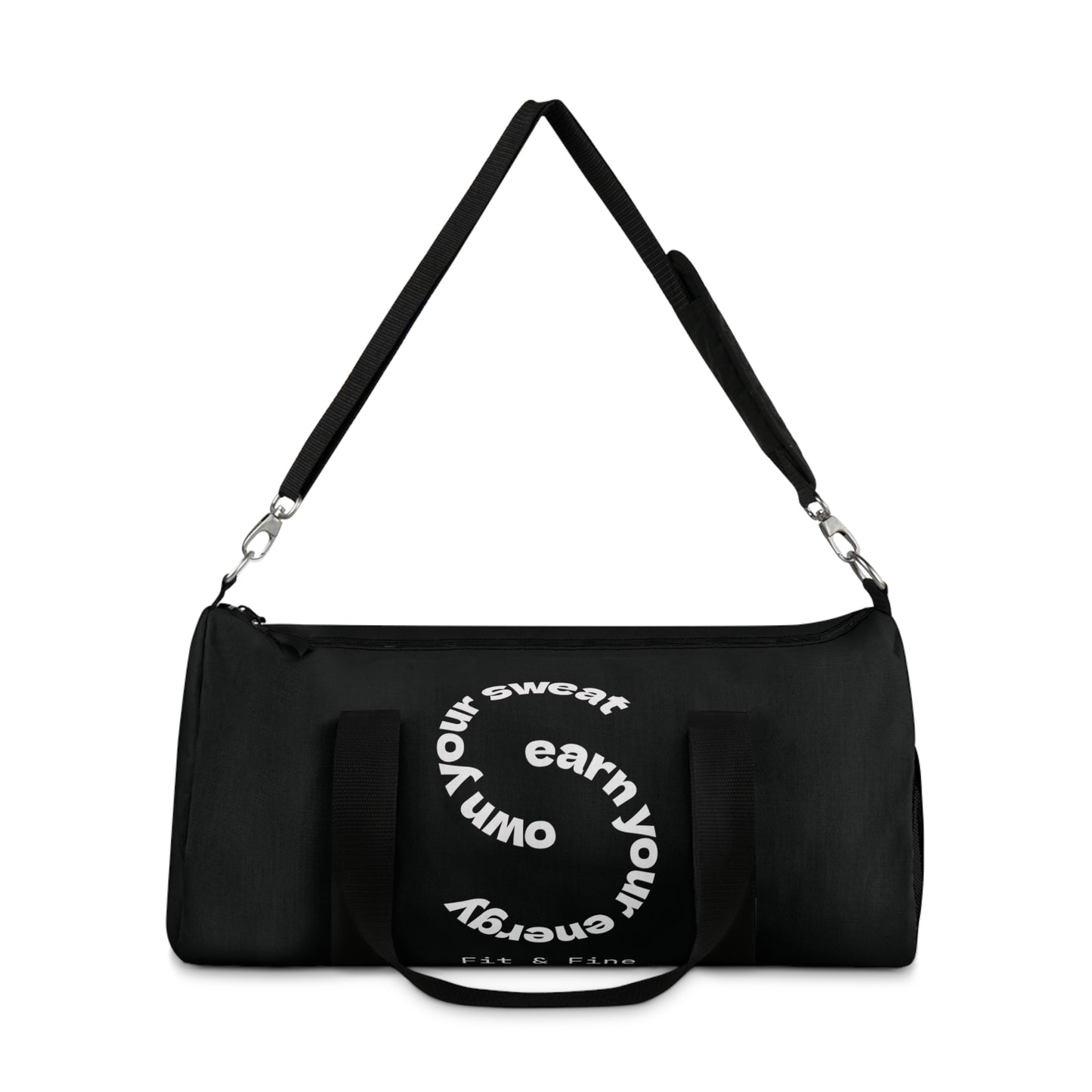 Motivational Duffel Bag - ‘Earn Your Sweat’ Gym Bag for Fitness Enthusiasts