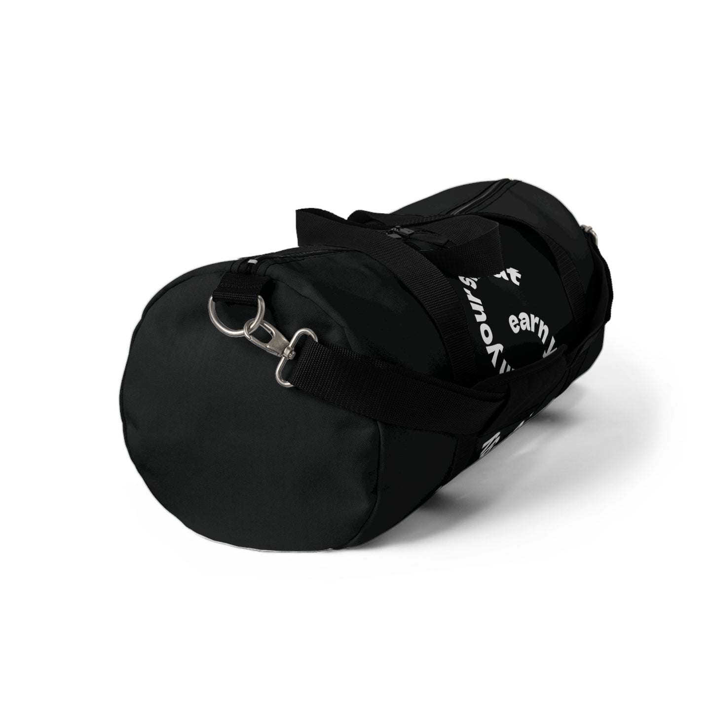 Motivational Duffel Bag - ‘Earn Your Sweat’ Gym Bag for Fitness Enthusiasts