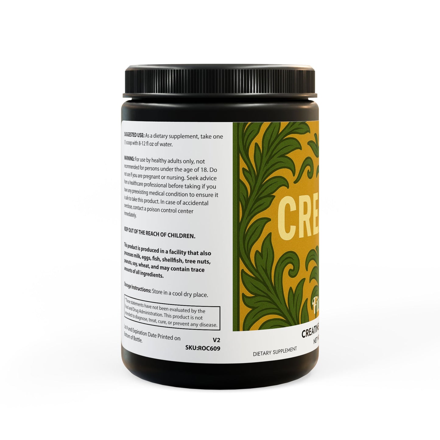 Creatine Monohydrate Supplement (300g, 10.58oz)