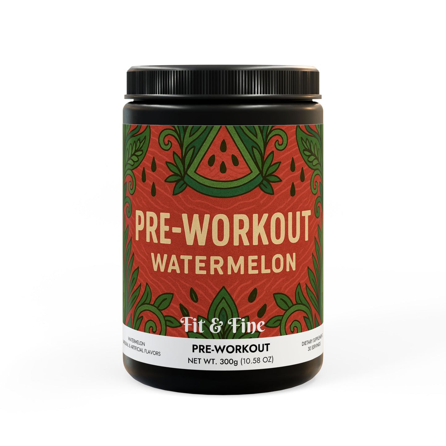 Pre-Workout Supplement, Watermelon (300g, 10.58oz)